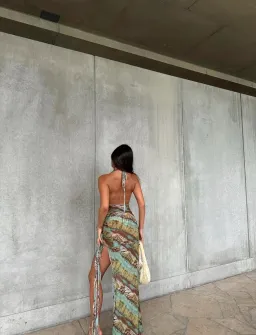 Indah JLO Halter Gown (Atlantis) - Size XS for rent on The Volte - image 4