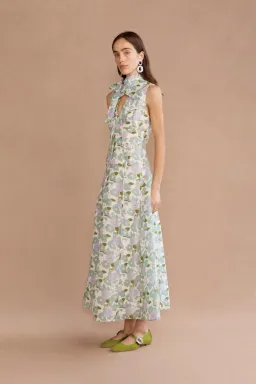 Lovaan Stevie Midi Dress Cascade Floral Size 12 for rent on The Volte - image 3