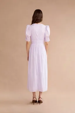 Lovaan Boehm Midi Dress Lilac Size 14 for rent on The Volte - image 2
