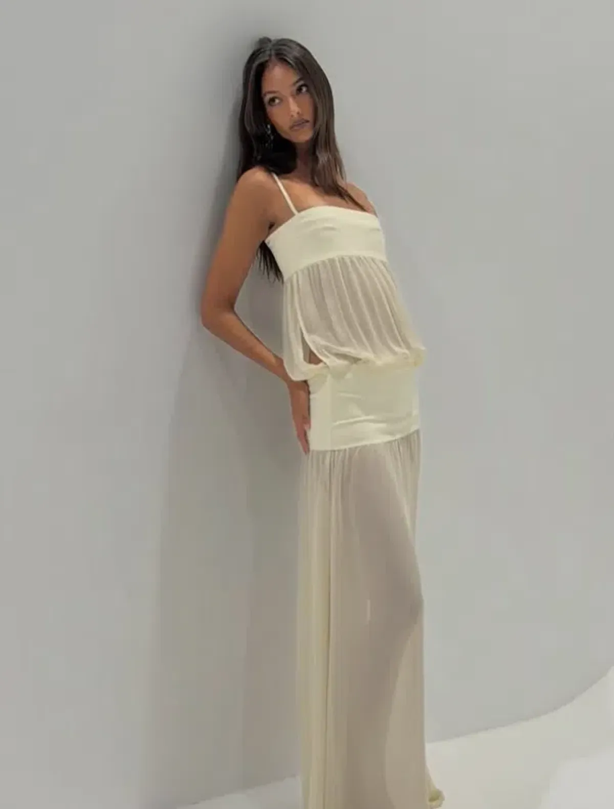 Ance Gria Romeo Dress Cream 6 - Image 1