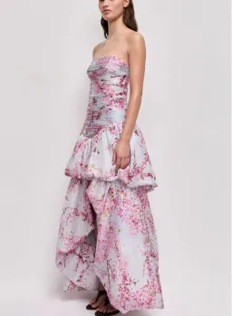 Aje Ambrose Gown in Cherry Blossom Size 8 for rent on The Volte - image 2