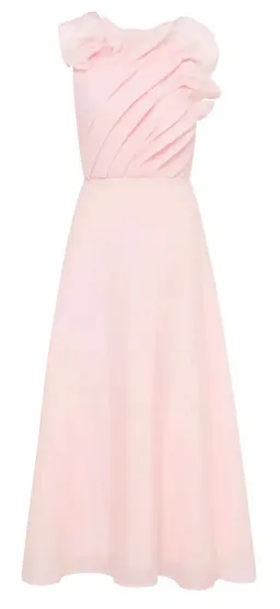 Aje - Genesis Midi Dress - Soft Pink - Size 6/8 for rent on The Volte - image 1