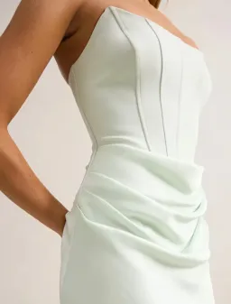 Forever New Isra Drape Gown Seafoam Size 10 for rent on The Volte - image 2
