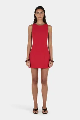 Hansen And Gretel Yoyo Mini Dress Red Size 14 for rent on The Volte - image 2