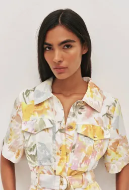 Aje Manon Midi Dress Size 8 for rent on The Volte - image 3