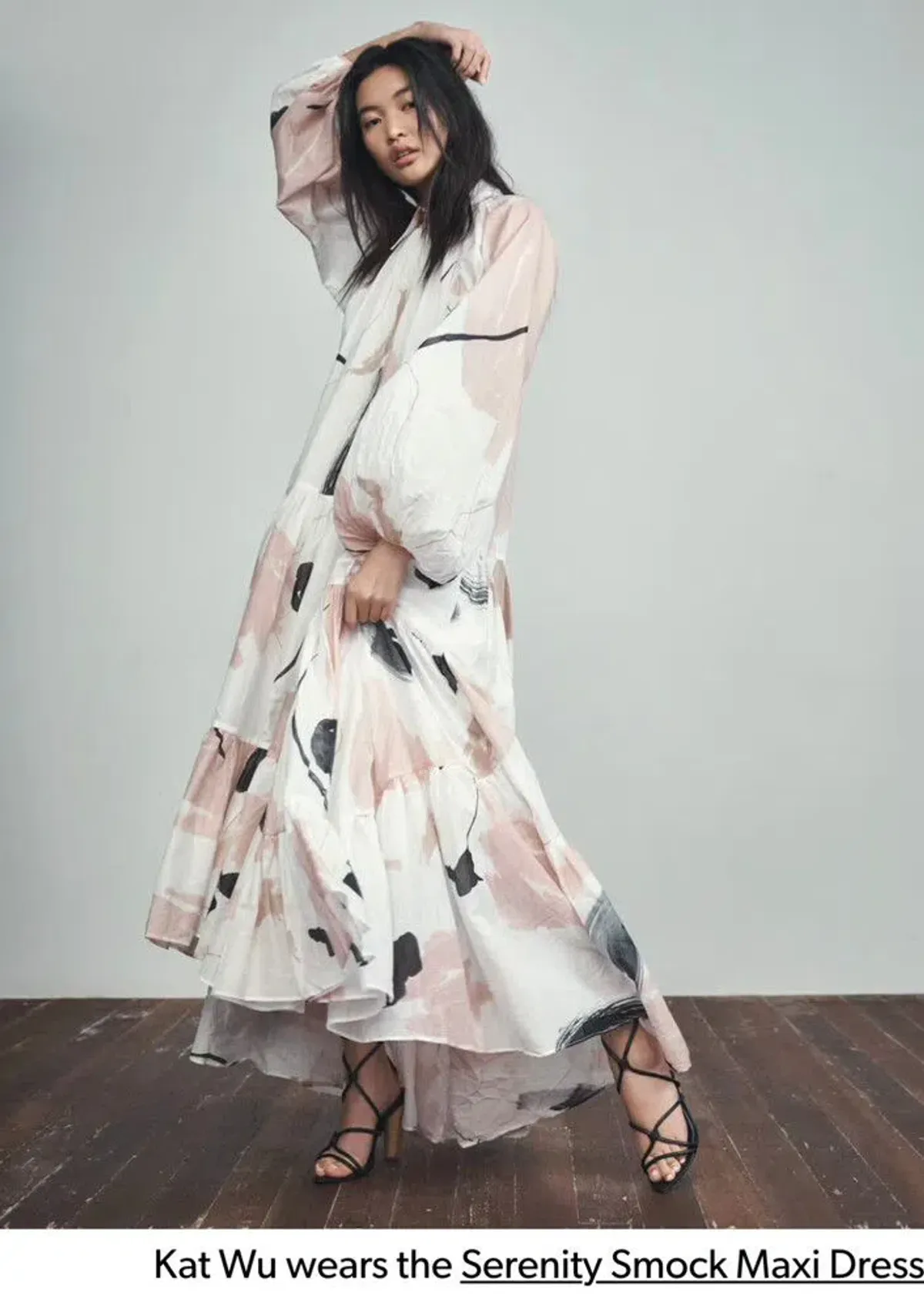 AJE Serenity Smock Maxi Dress  - Image 4