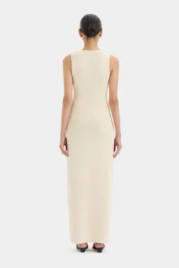 Sir Kinetic Beaded Midi Dress in Ecru size 1/8 for rent on The Volte - image 2