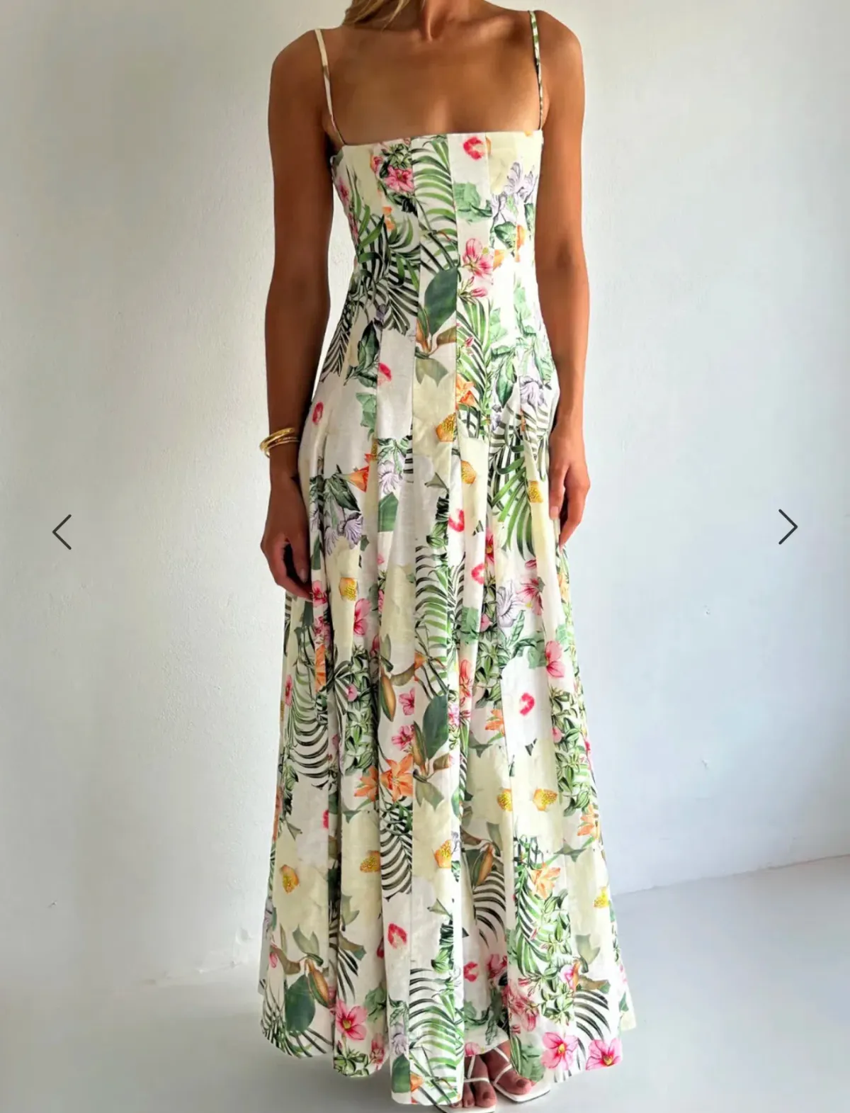 By Nicola Camille Maxi Dress in Fleur Tropicale  - Image 1