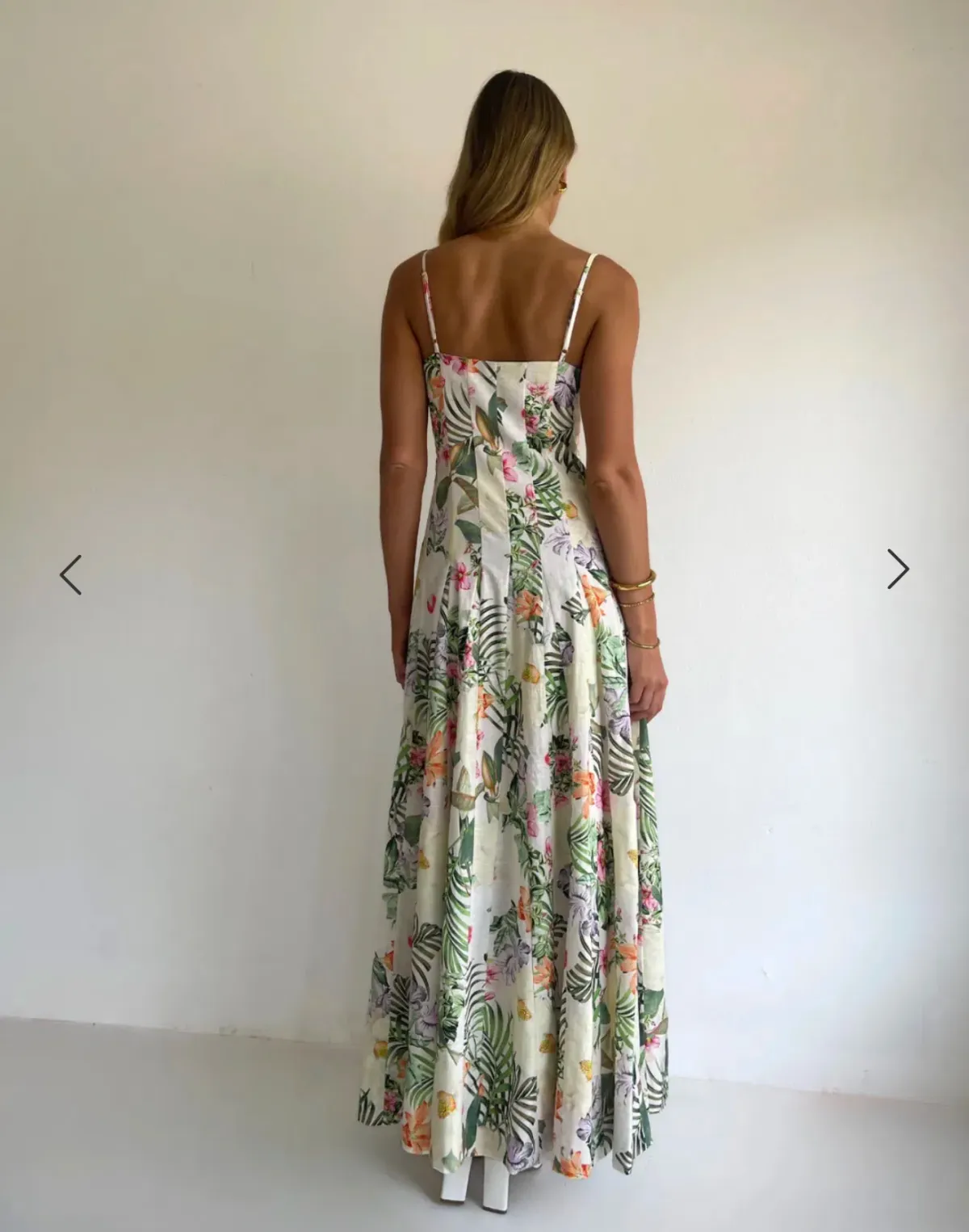 By Nicola Camille Maxi Dress in Fleur Tropicale  - Image 3