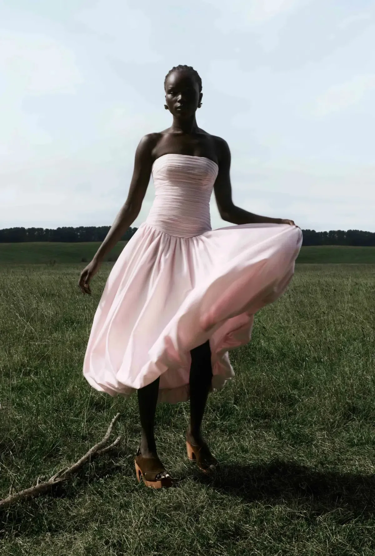 Aje Violette Bubble Midi Dress Pastel Pink Size 8 - Image 7