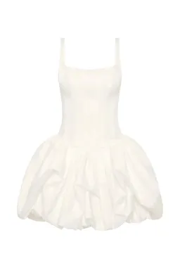 Aje Alani Mini Dress Ivory Size 10 for rent on The Volte - image 4