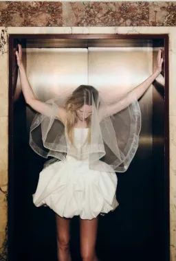 Aje Alani Mini Dress Ivory Size 10 for rent on The Volte - image 1