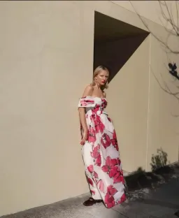 Aje Cordelia Corseted Maxi Dress Floral Size 8 for rent on The Volte - image 4