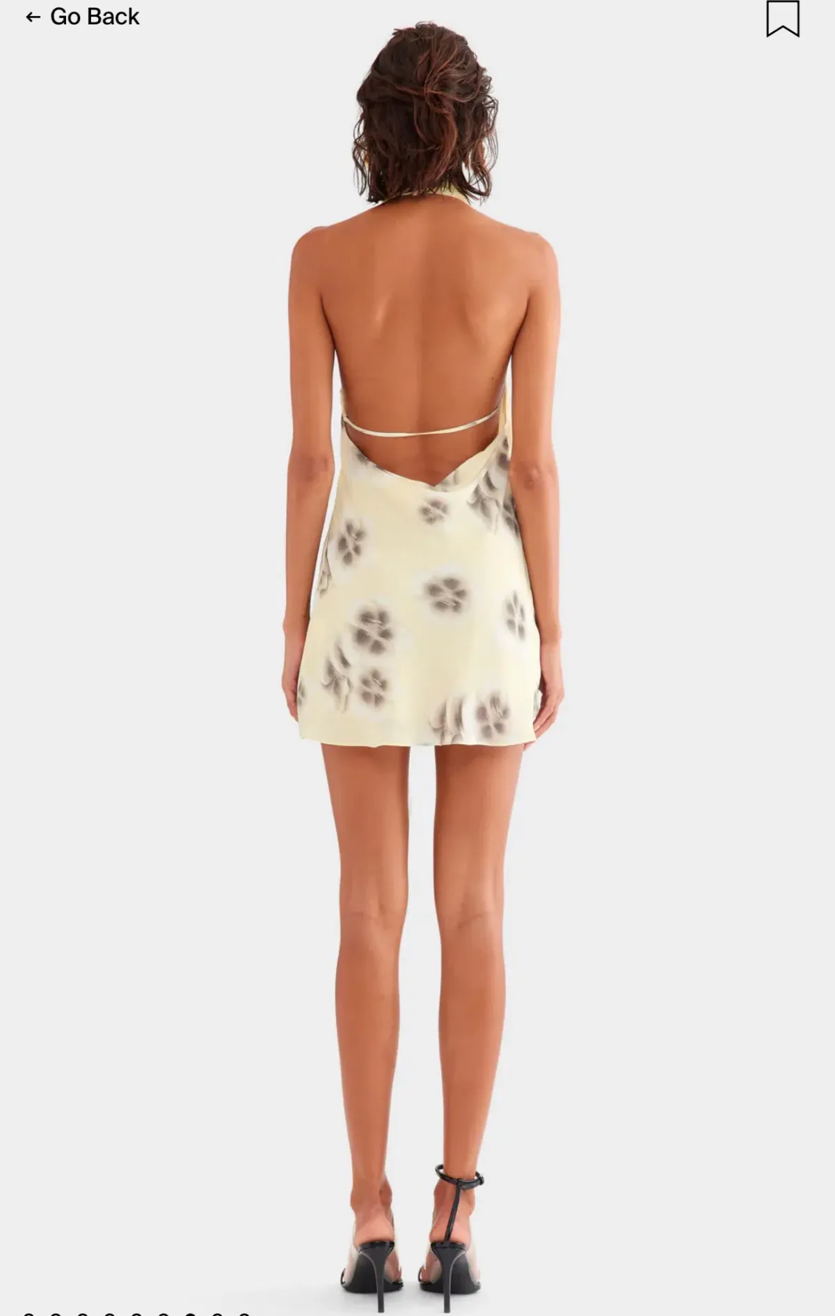 Venroy draped halter mini dress - Image 3