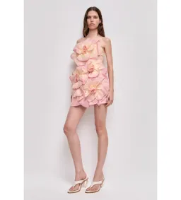 Aje Johanna Mini Dress in Aurora Size AU12 for rent on The Volte - image 2