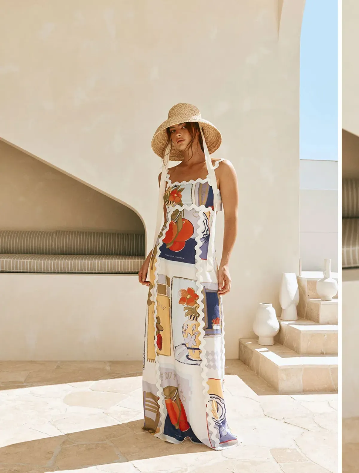 Terazza Dress Villagio Purple Print - Image 1