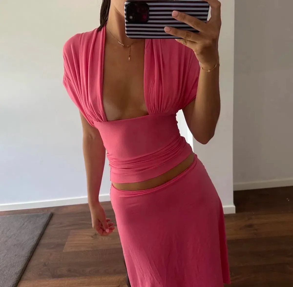 HANDMADE luna PINK set size xs./s - Image 2