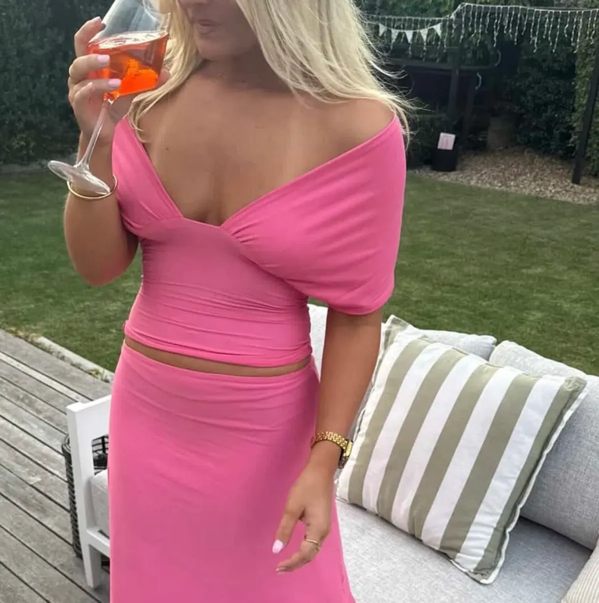 HANDMADE luna PINK set size xs./s - Image 1