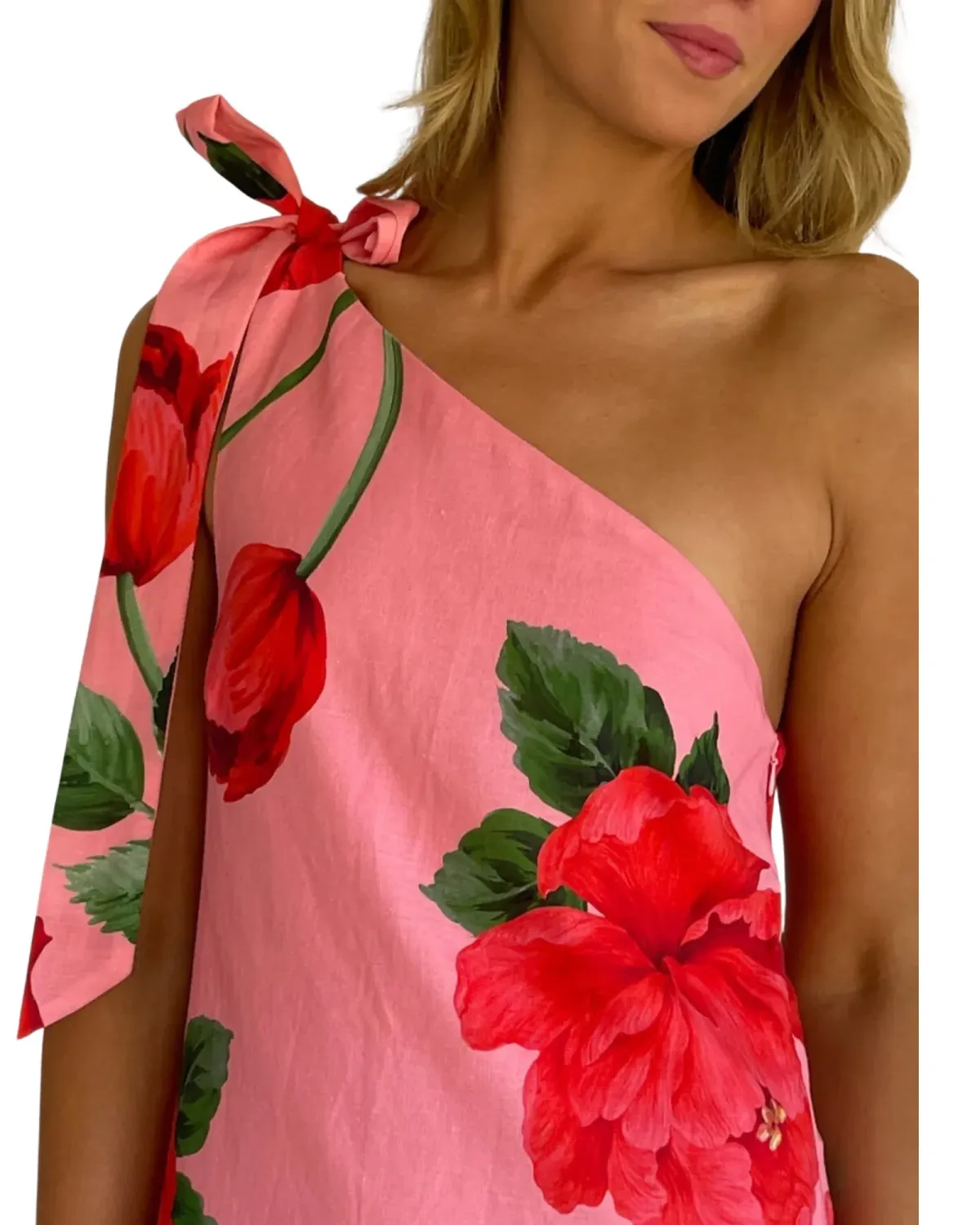 By Nicola Sorrento Maxi Dress in Raspberry Bloom Size 16 - Image 3