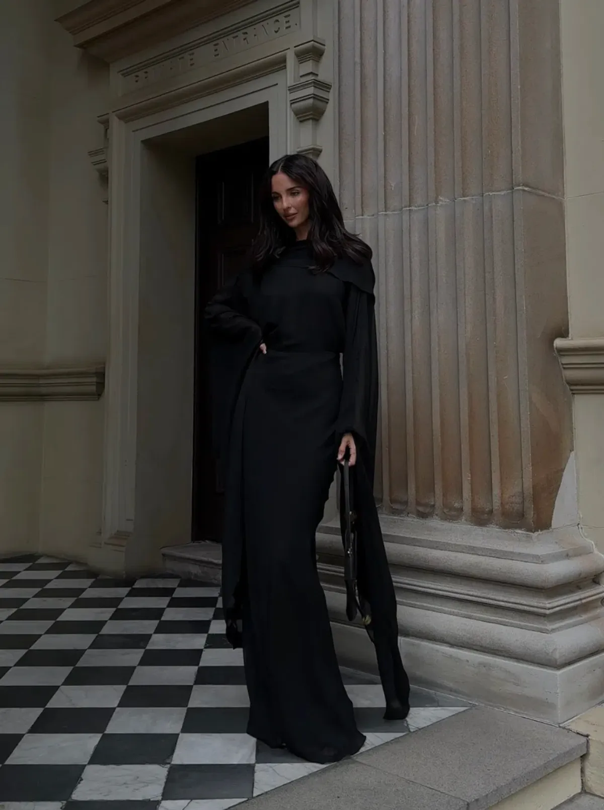 AUTORE STUDIO ELARA DRESS IN BLACK BEAUTY - Image 2