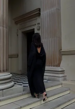 AUTORE STUDIO ELARA DRESS IN BLACK BEAUTY for rent on The Volte - image 5