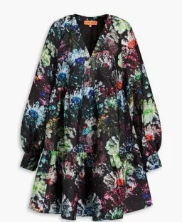 Stine Goya Jasmine Dress Size XL 14 AU/UK Glitter Bloom Floral for rent on The Volte - image 5