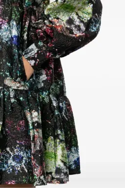 Stine Goya Jasmine Dress Size XL 14 AU/UK Glitter Bloom Floral for rent on The Volte - image 3