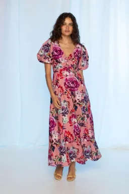 Kachel Penelope Dress in Lovers Floral Print Size 14 for rent on The Volte - image 1