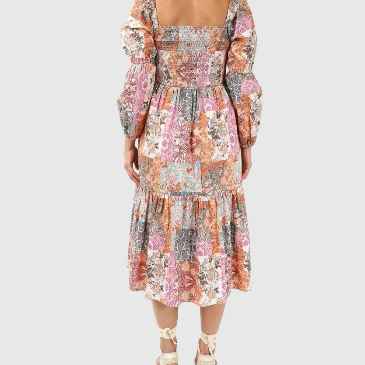 Kachel Allegra Ruffle Midi Dress - Image 3