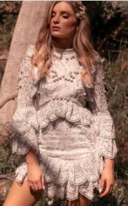 Thurley flutter dress size 8 for rent on The Volte - image 3