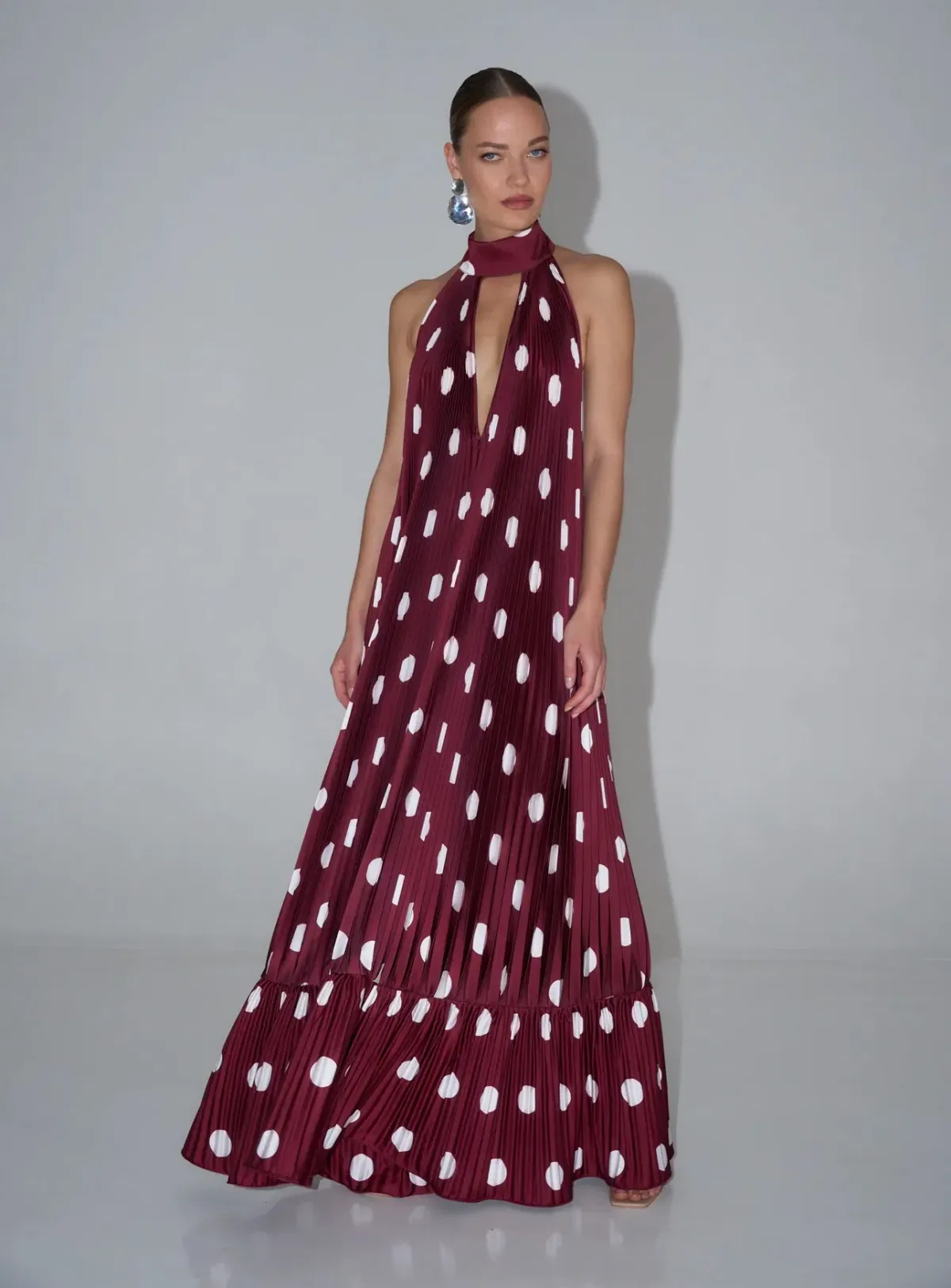 Lidee Libertie Gown size 12 Polka Wine  - Image 1