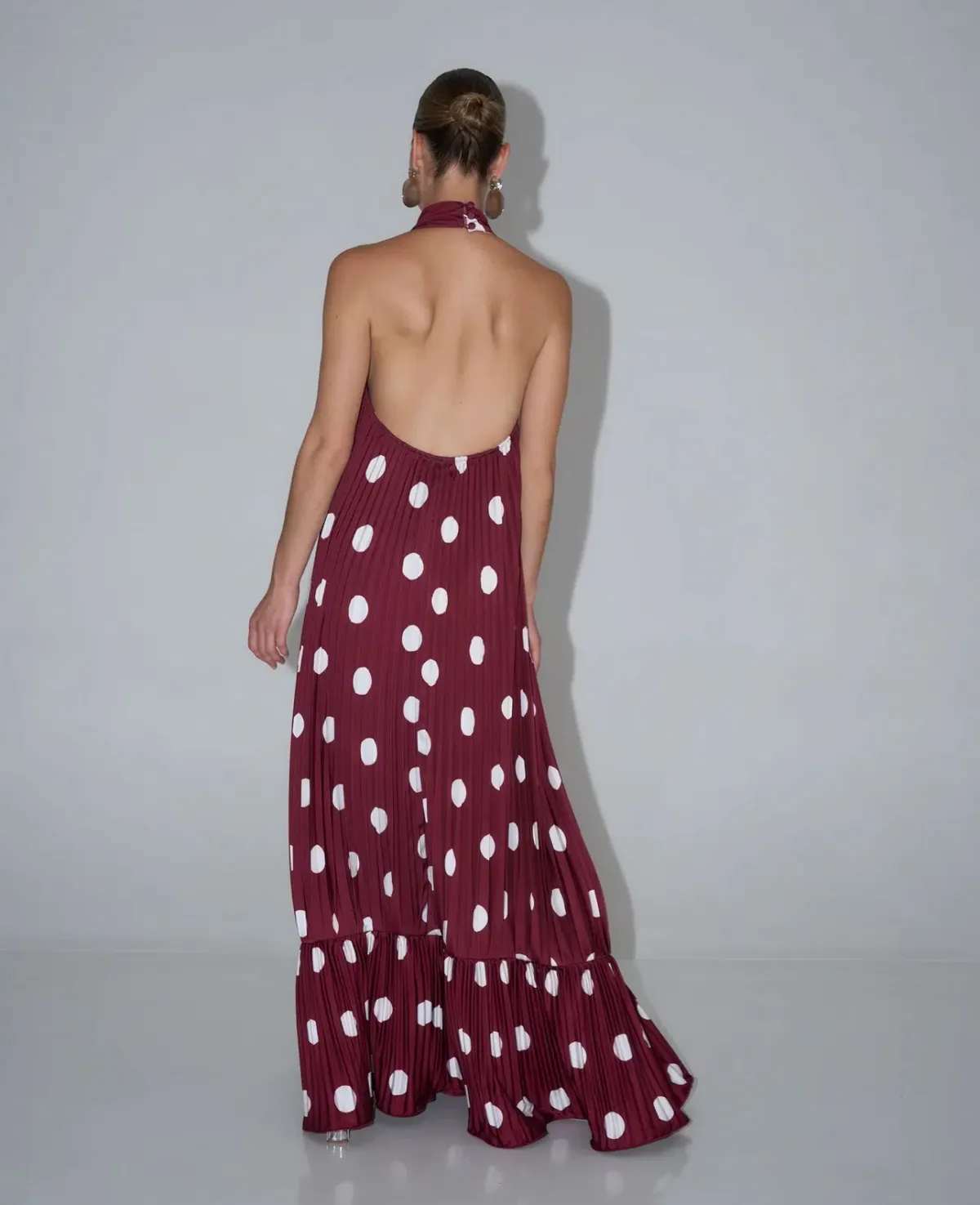 Lidee Libertie Gown size 12 Polka Wine  - Image 2