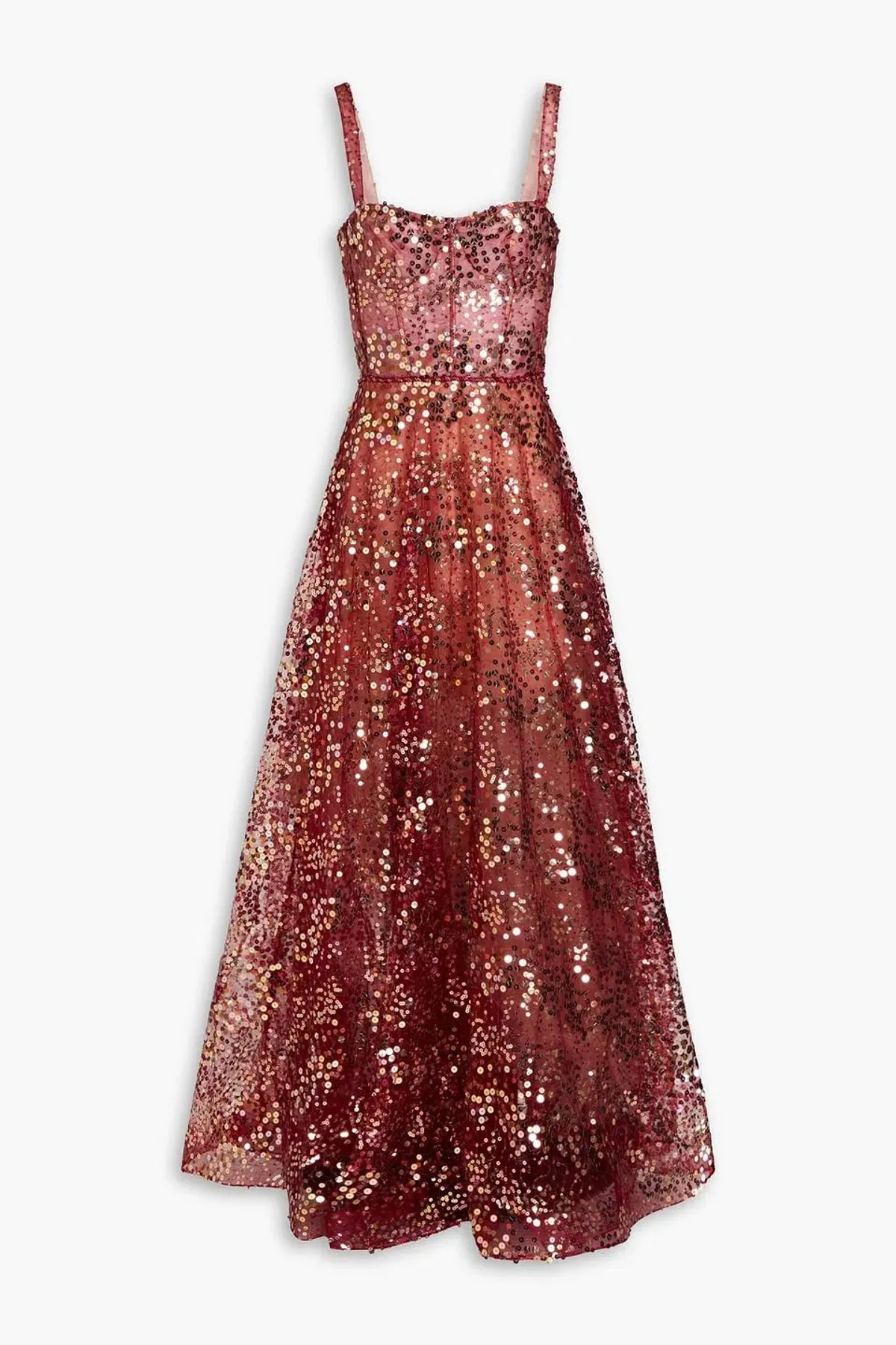 BRONX & BANCO MIDNIGHT GOWN ~ BURGUNDY - Image 4