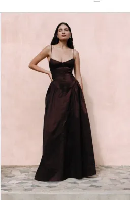 Hansen & Gretel Bellini Gown in Chocolate Size XS/AU6 for rent on The Volte - image 6