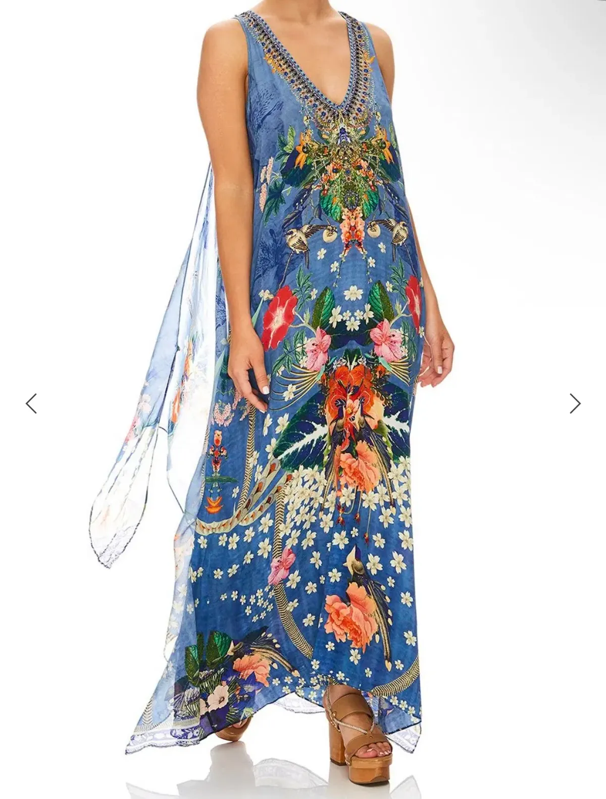 Camilla tie front dress size S(10) - Image 2