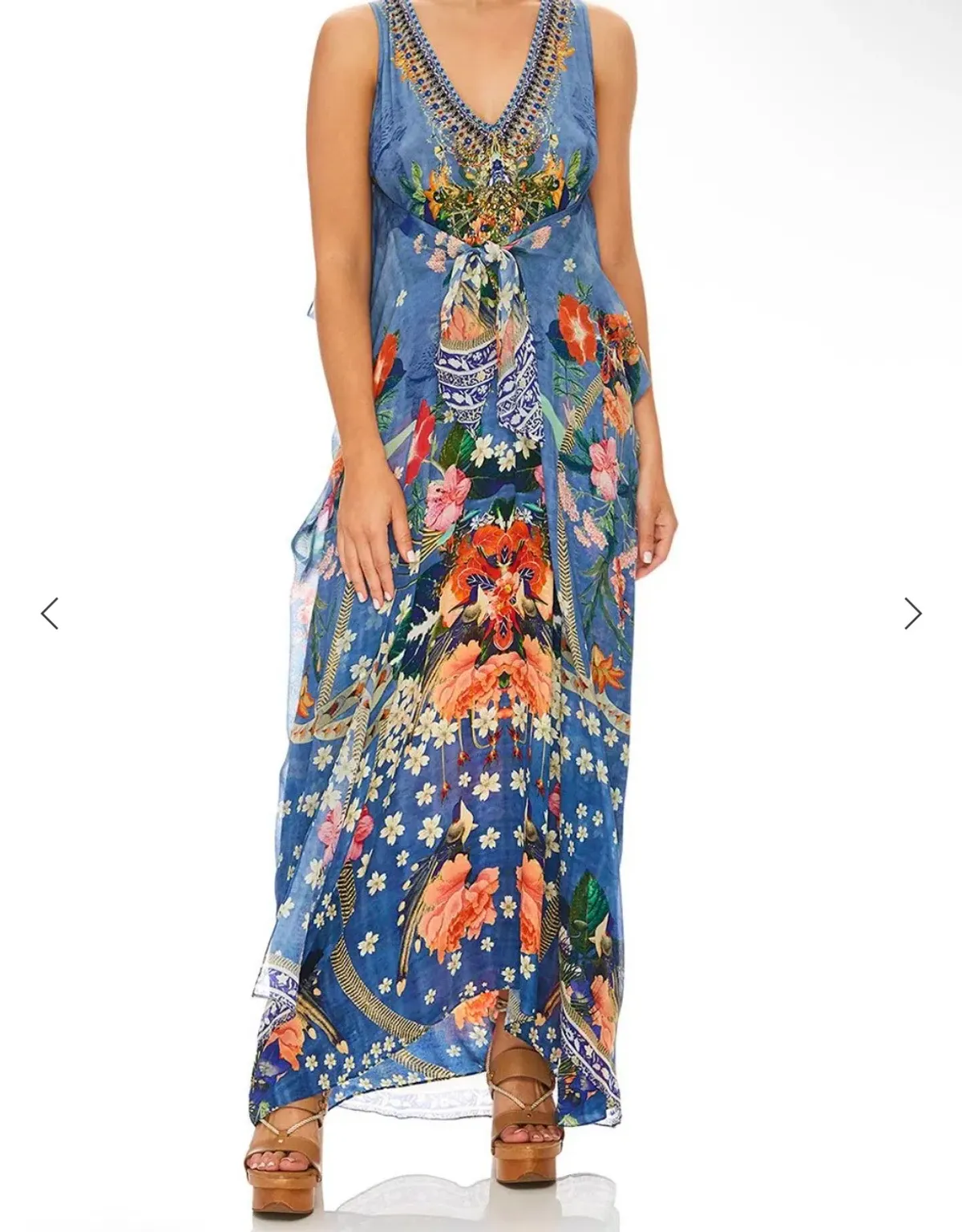 Camilla tie front dress size S(10) - Image 1