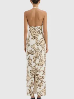 Sir Elodie Halter Neck Midi Dress Size 2/10 for rent on The Volte - image 2