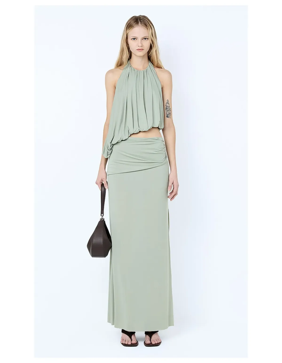Bec Bridge Cadence Racer Maxi Dress Mint Size 10 - Image 1