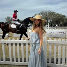 Bec & Bridge Camille Blouson Dress In Cloud Blue Size 8 for rent on The Volte - image 4