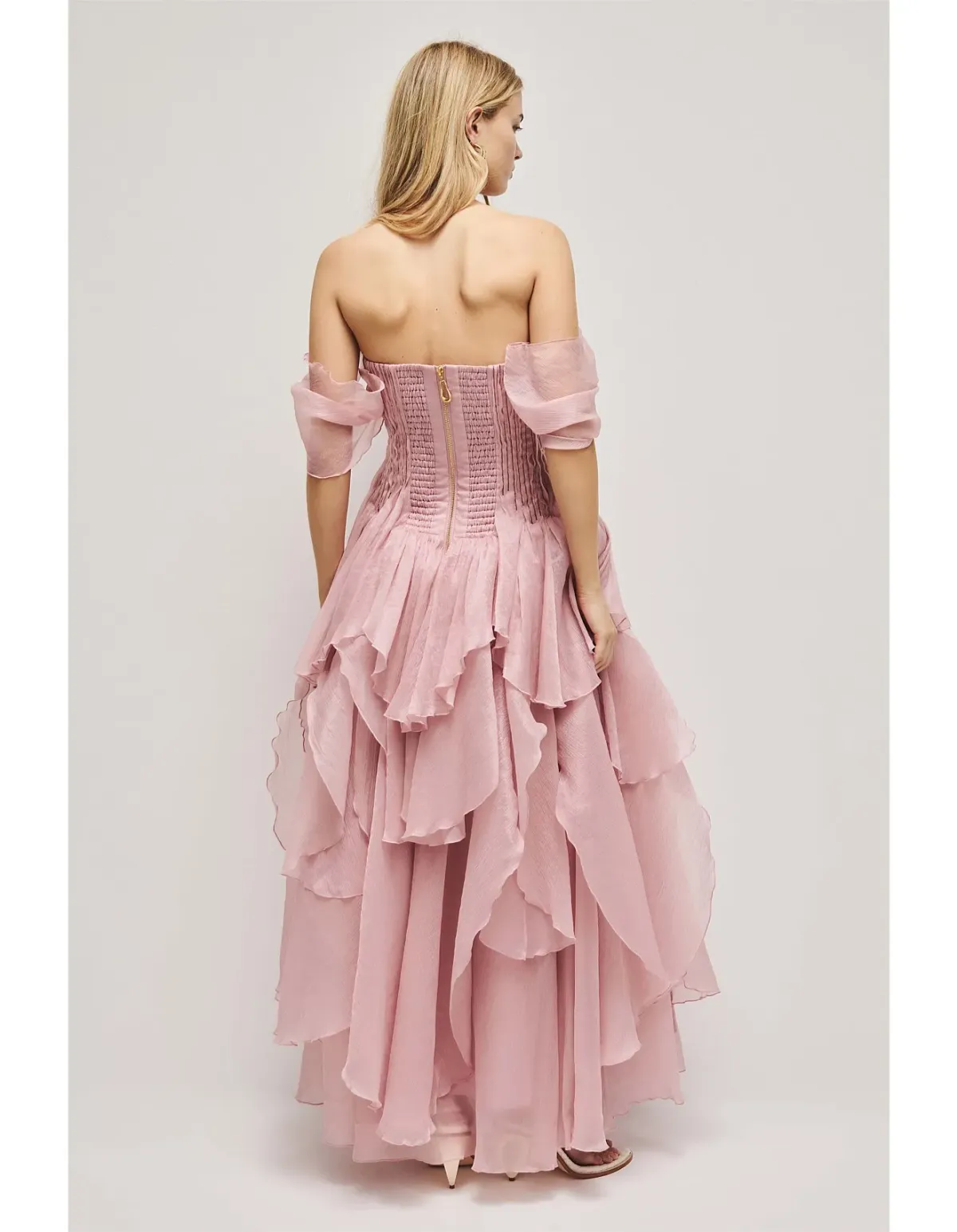 Aje Nisha Gown Pink Size 12 - Image 4