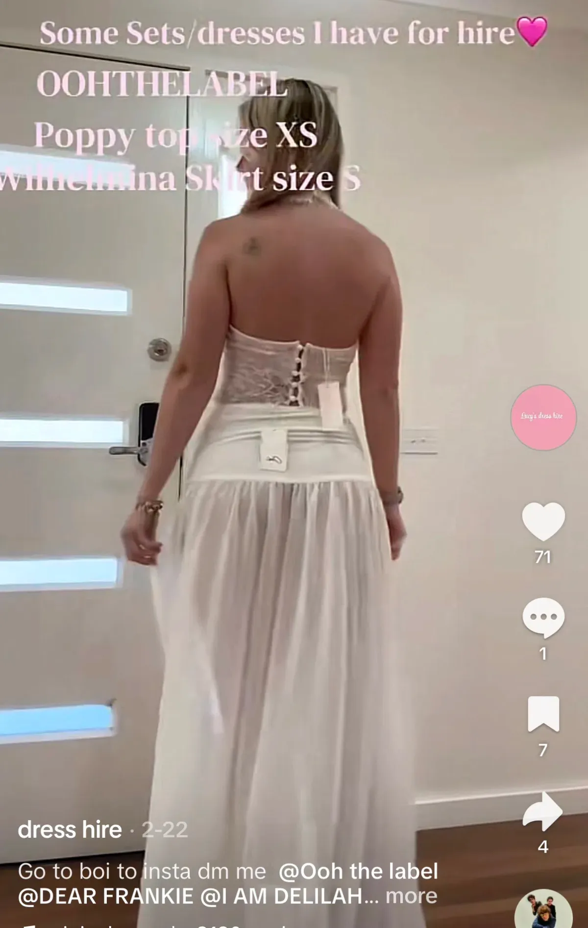 Poppy top and Wilhelmina maxi skirt set  - Image 2