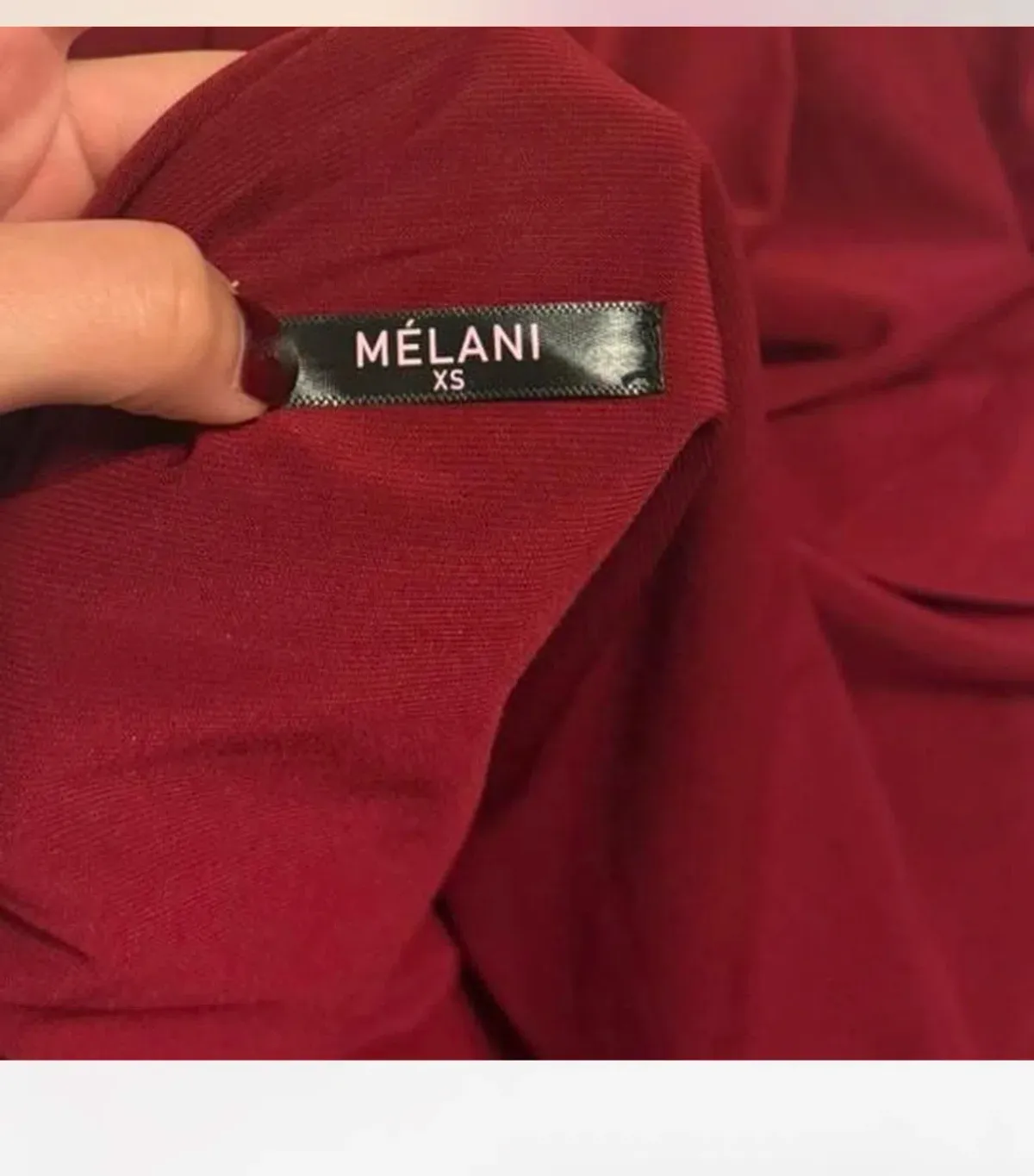 Leonie halter dress colour wine  - Image 3