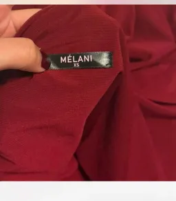 Leonie halter dress colour wine  for rent on The Volte - image 3