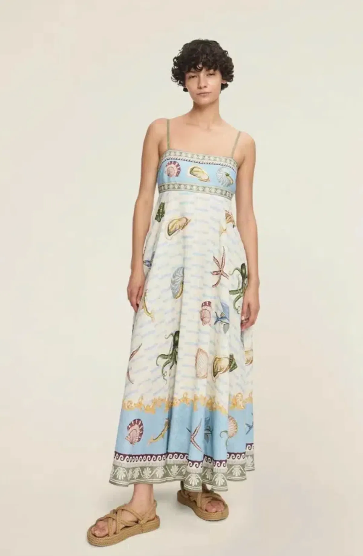 Alemais Bath House Maxi Sundress Multi Print Size AU 10 - Image 1