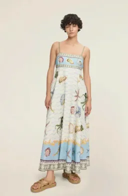 Alemais Bath House Maxi Sundress Multi Print Size AU 10 for rent on The Volte - image 1