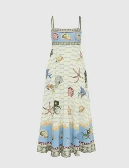 Alemais Bath House Maxi Sundress Multi Print Size AU 10 for rent on The Volte - image 4