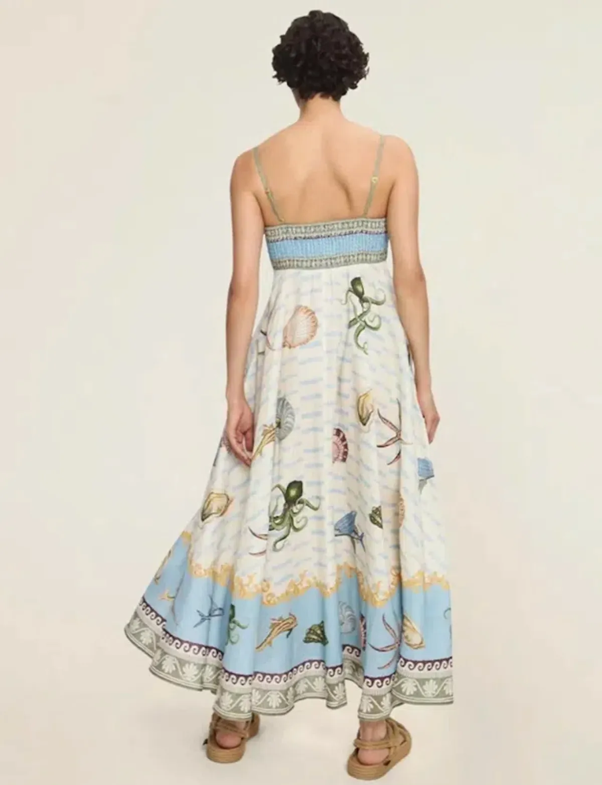 Alemais Bath House Maxi Sundress Multi Print Size AU 10 - Image 2