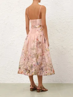 Zimmermann Rebellion Fitted Picnic Dress pink size 3 / AU 14 for rent on The Volte - image 5