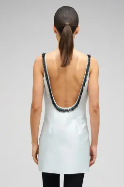 Oroton embellished mini dress size 6 for rent on The Volte - image 3