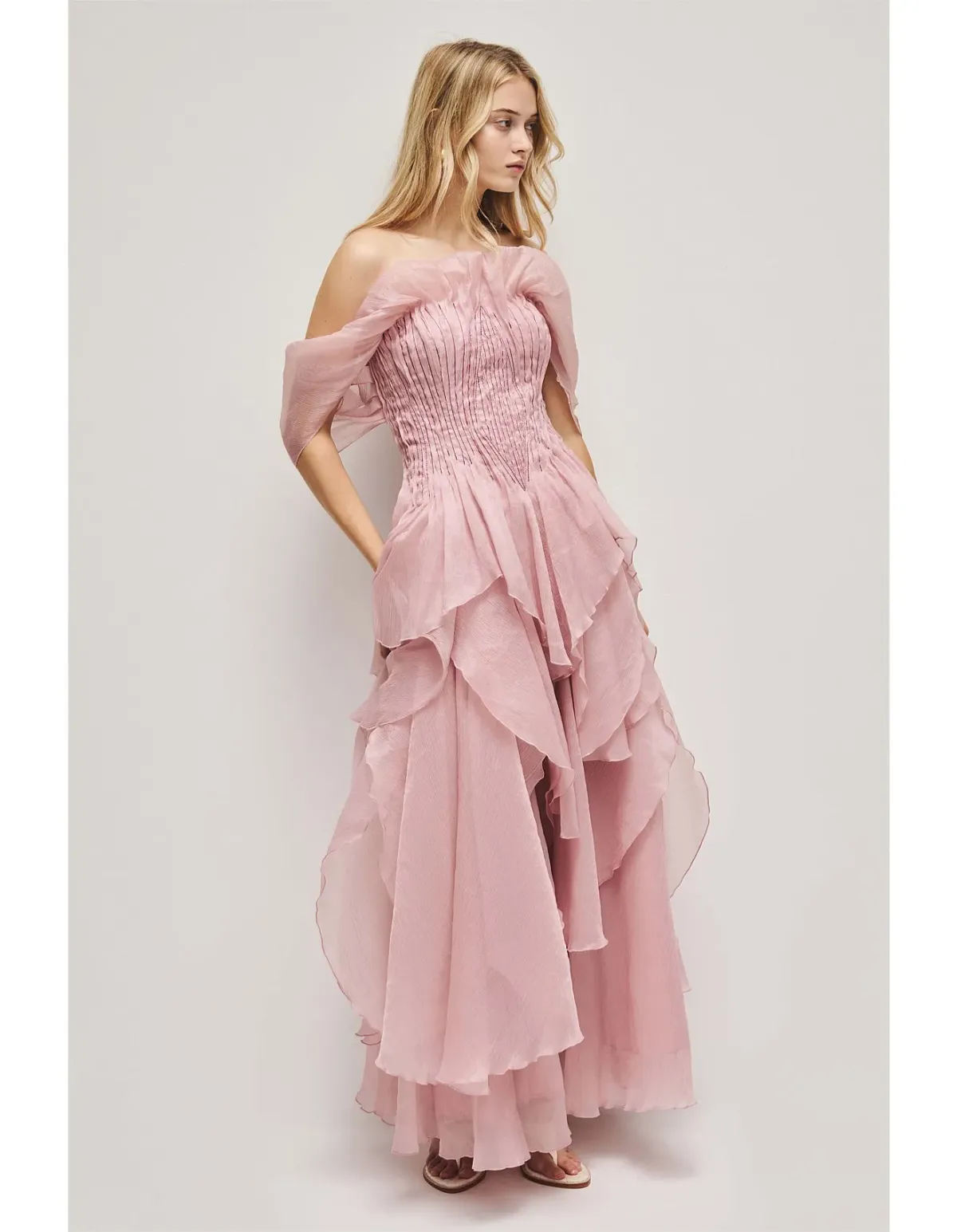 Aje Nisha Gown Pink Size 10 - Image 2